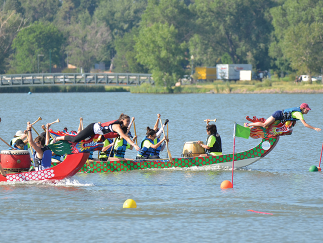 dragon boat race in Colorado