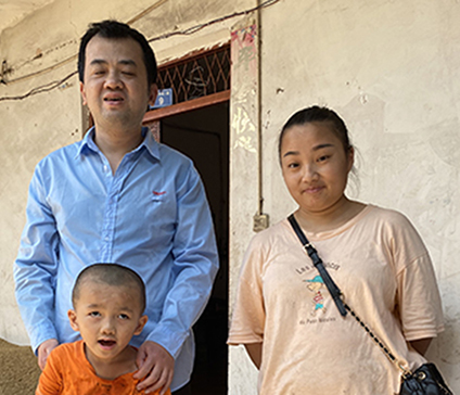 family of child with a disability in China who need access to counseling